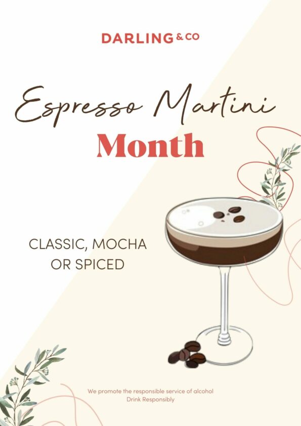 Darling & Co Espresso Martini Month for March!