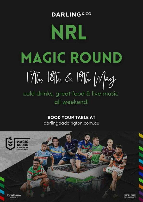 NRL Magic Round 2024 Darling & Co Paddington Brisbane, opposite Suncorp Stadium