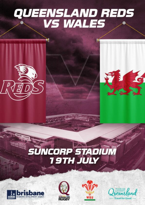 Reds v Wales Friday 19th July, 2024